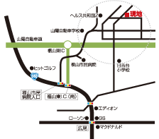 福山市日吉台 地図